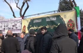 کلیپ | برپایی موکب حوزه علمیه ولیعصر(عج) تبریز در دهه فجر